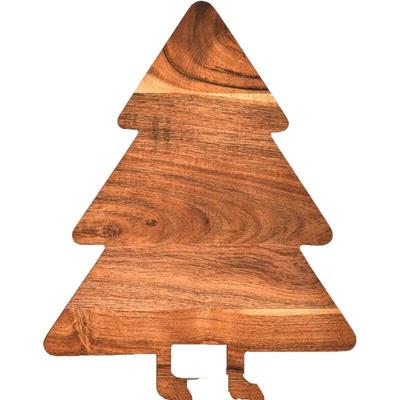 ZISIZ Acacia Wood Christmas Tree Cutting Board