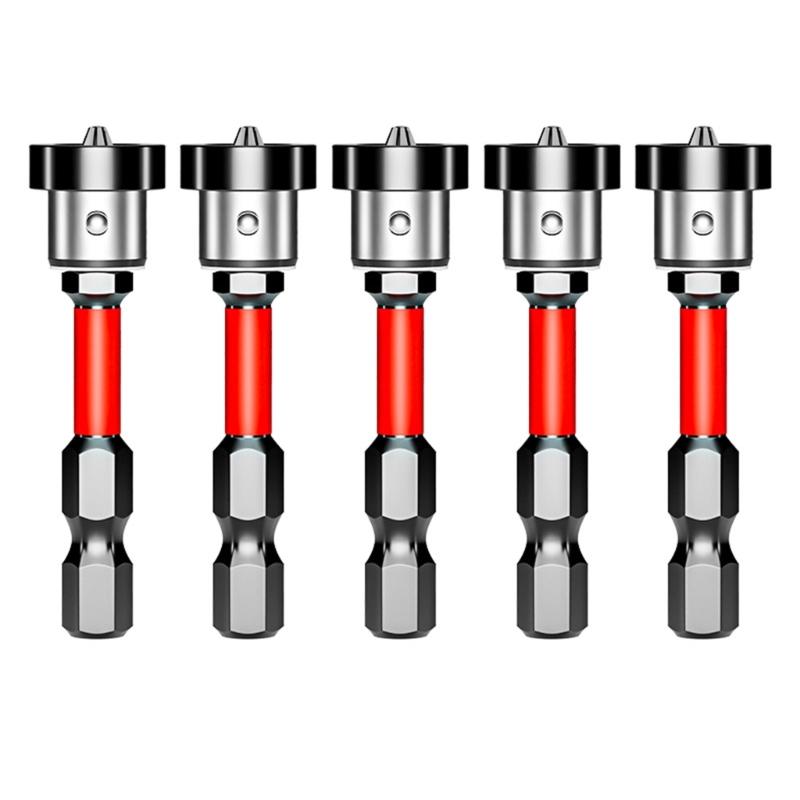 

5Pcs Positioning Screwdriver Bits Drywall Screw Bits 50mm Gypsum Board Plasterboard Screws Locating Batch Head Drilling 1
