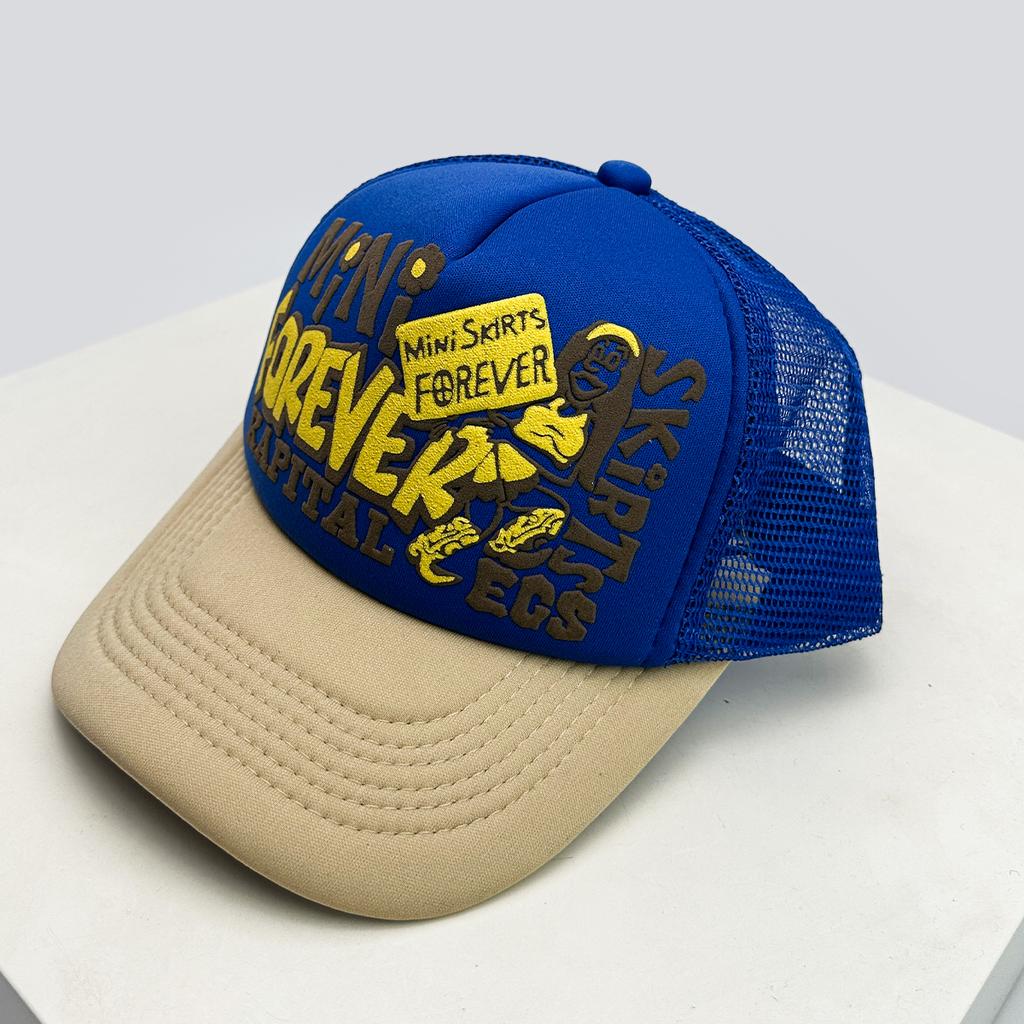 Baseball Letterings Alphabet Printed Graffiti Art Street Urban Style American Women  Men For Neutral Gender Fresh Caps Peaked Hats Sunshade Color
