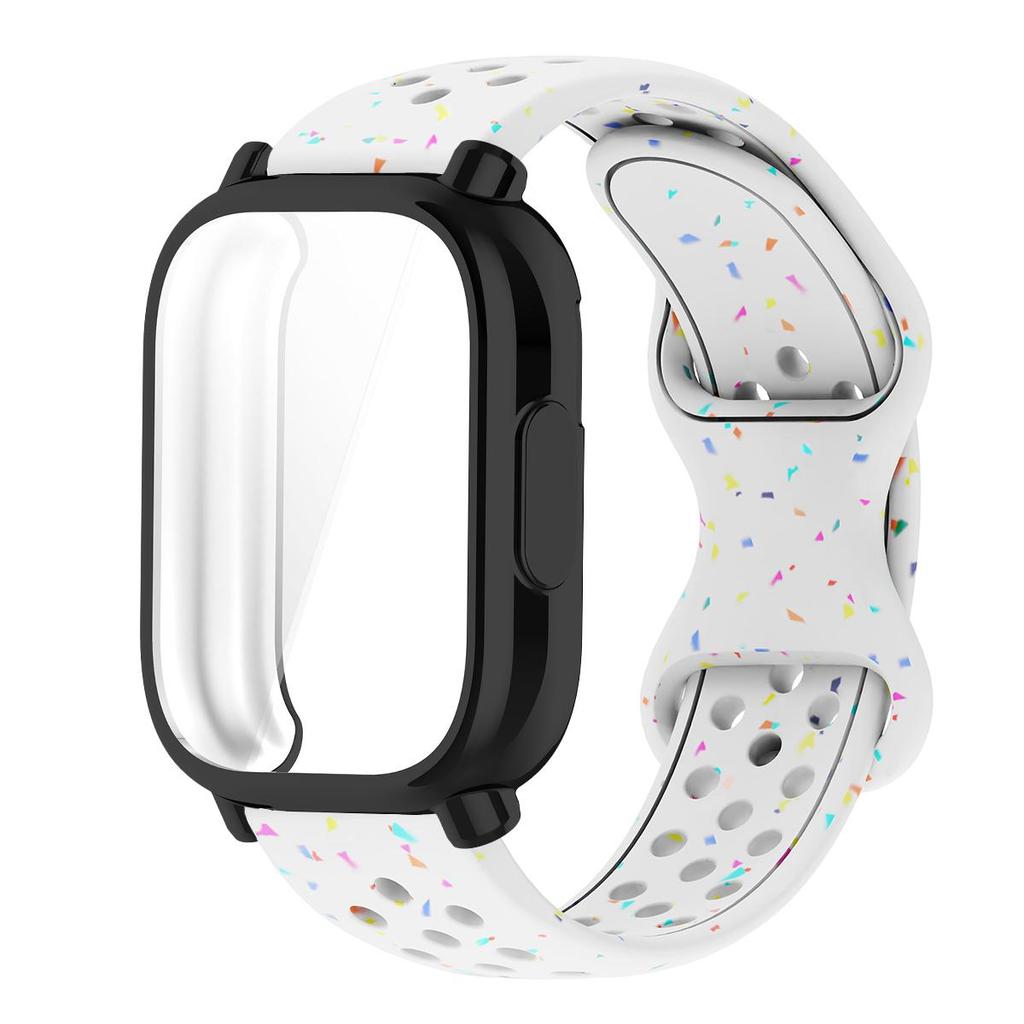 Řemínek+Pouzdro Pro Xiaomi Redmi Watch 5 active 5 Lite Ochranný Kryt Celý Displej TPU Měkký Kryt a Silikonový Prodyšný Sportovní Pásek