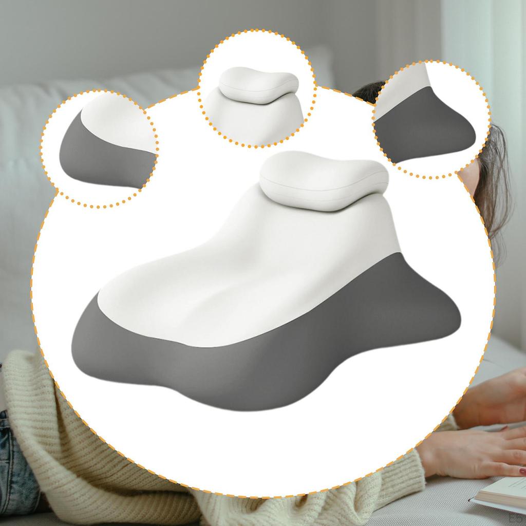 Bed Wedge Pillow Headboard Anti Slip Versatile Trendy Ergonomic Design Sleeping Lie Cushion for Dorm