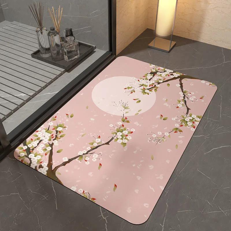 Chińskie błoto okrzemkowe miękka podkładka drzwi do pokoju absorpcja wody podnóżek łazienka mata antypoślizgowa do drzwi domu mata szybkoschnąca