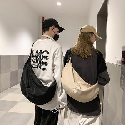 Shoulder Bag New Style Street Fashion Large Capacity Backpack Japanese Simple Dumpling Bag Fashionable Trendy Men and Women Crossbody Bag