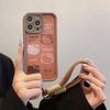 Niedliche Kt Katze Geeignet für Apple 16pro Handyhülle mit Armband 15 Puppe 14 Rundumschutz 13 Lanyard Schutzhülle 7p