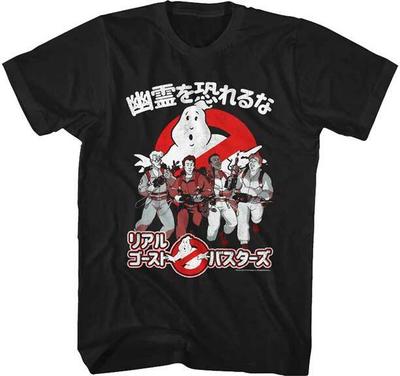 Das Echte Ghostbusters T-Shirt Offizieller Film Roh in Japan Schwarze Baumwolle SM5XL Unisex T-Shirt