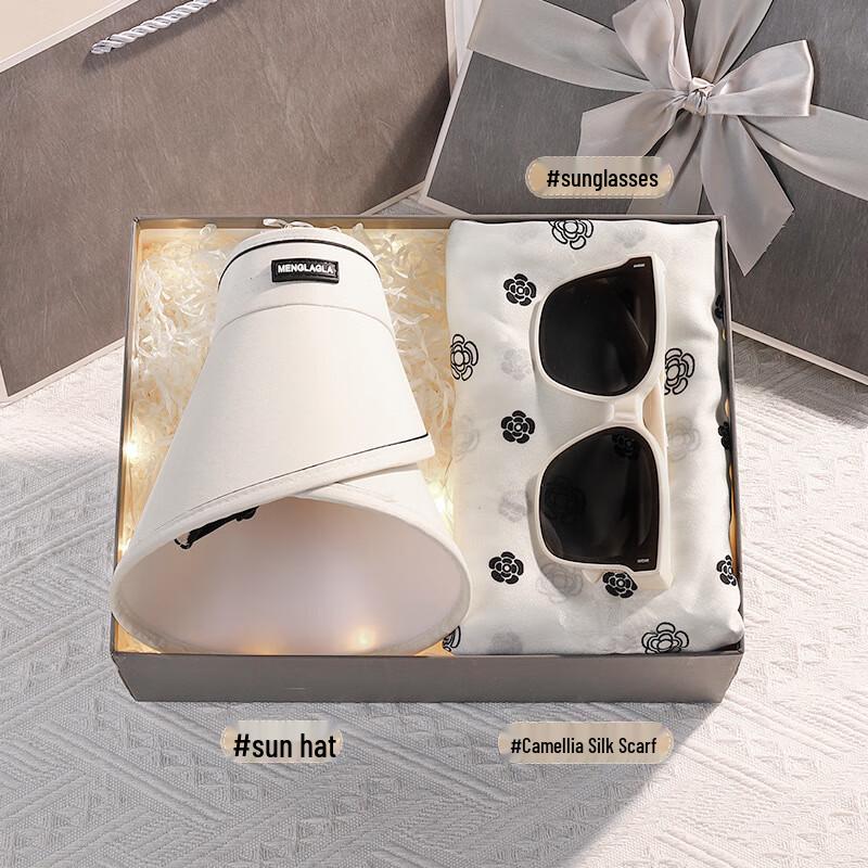 Aiqiyi A1 Summer Cooling Travel Gift Set 02 Sun Hat + Sunglasses + Scarf