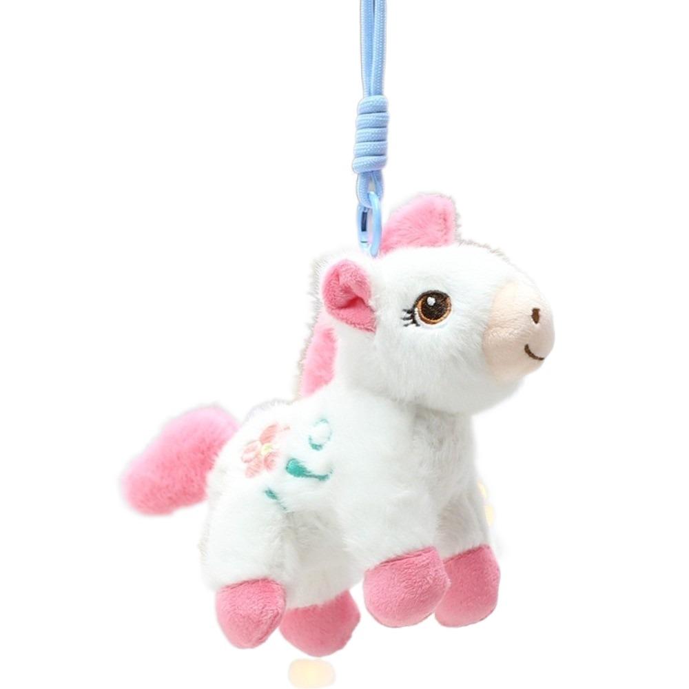 PP Cotton Vintage Pony Plush Keychain Chinese Horse Plush Keyring Chinese New Year Gift
