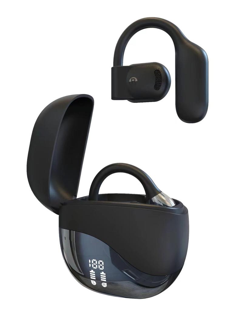 Latest Sound Wireless Bluetooth Sound Bluetooth Fast No Ear Innovative Bone Air Directional Sound Transmission Sound Leakage No Time LED Battery