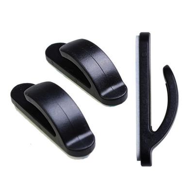 2/4 Piezas Práctico Negro Auto SUV Coche Camión Autoadhesivo Gancho Colgador Bolsa Gafas Bolso Monedero Organizador Soporte Accesorios para Coche