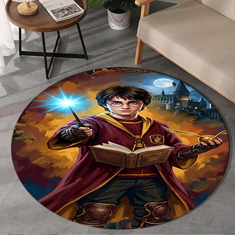 Magical Aura Witch Round Rug for Livingroom,Bedroom, Palyroom, Chair Rug, Area Rug, Circle Carpet, Large Size Fan Christmas Gift