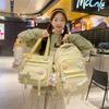 Schoolbag Japanese Ins Cute Primary School Students Make-up Shoulder Bag Female High Value Multi-compartment Middle School Students Two-piece Backpack