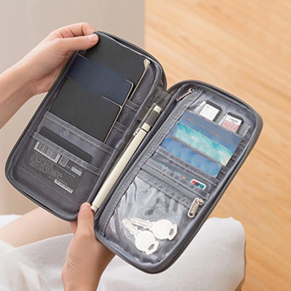 Purse Passport Bag Large Capacity Card Storage Bag Passport Cover Travel Wallet  Travel Accessories