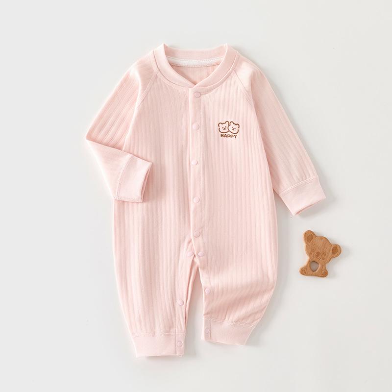 2025 New Pure Cotton Baby Jumpsuit for Spring, Autumn, and Winter - Newborn Toddler Inner Wear
