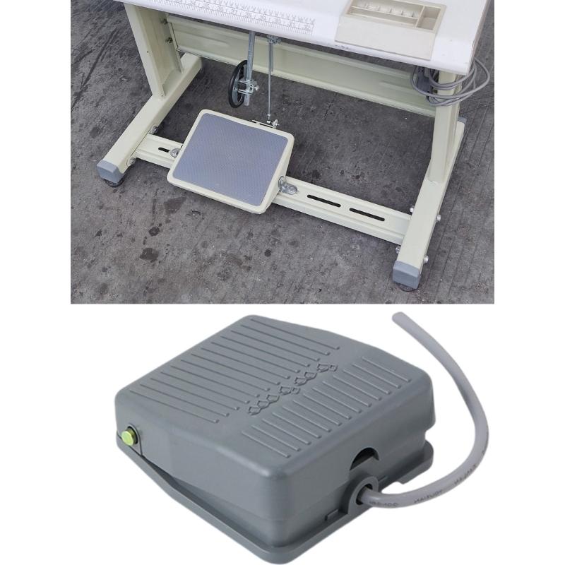 2 Pcs Foot Pedal Switches with 16cm Line Pedal Switches 220V 10A Reset Foot Switches TFS-201 Pedal Foot Switches