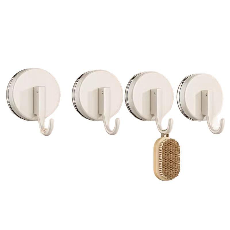 Spurloser Saugknapfhaken - Klebstoff ohne Bohren, Starke Tragfähigkeit für Küche, Bad und zur Verwendung hinter der Tür.