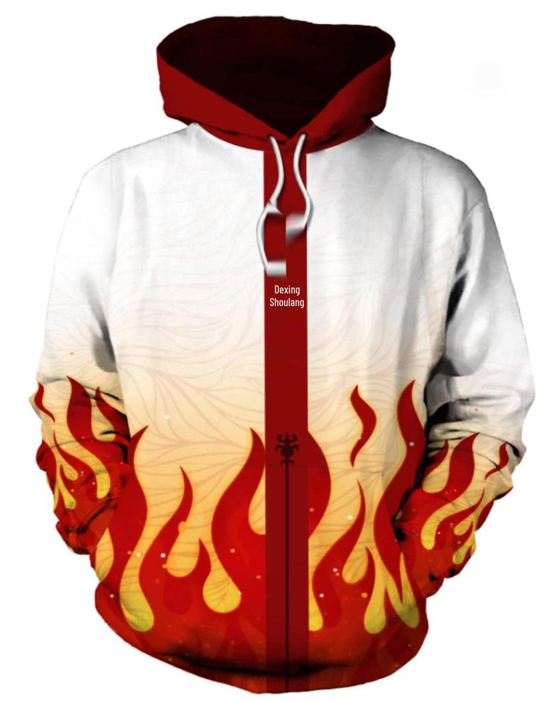 Naruto 3D-Druck Hoodie für Paare - Frühling/Herbst Stil Sportbekleidung