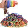 Rubber Bands Assorted Sizes 0.5lbs Multicolor Elastic Bands for Office Supplies size:#16,#18,#19,#32,#33,#64,#117A