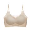 Jelly Glue Soft Support Sports Vest Underwear Women's Fixed Cup No Steel Ring Gathering Breathable Non-marking Anti-vibration Bra