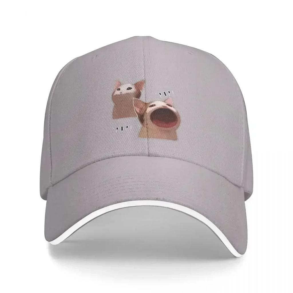 Popcat Baseball Cap Christmas Hat Hat Unisex Luxury Sun Hats For Women Unisexs