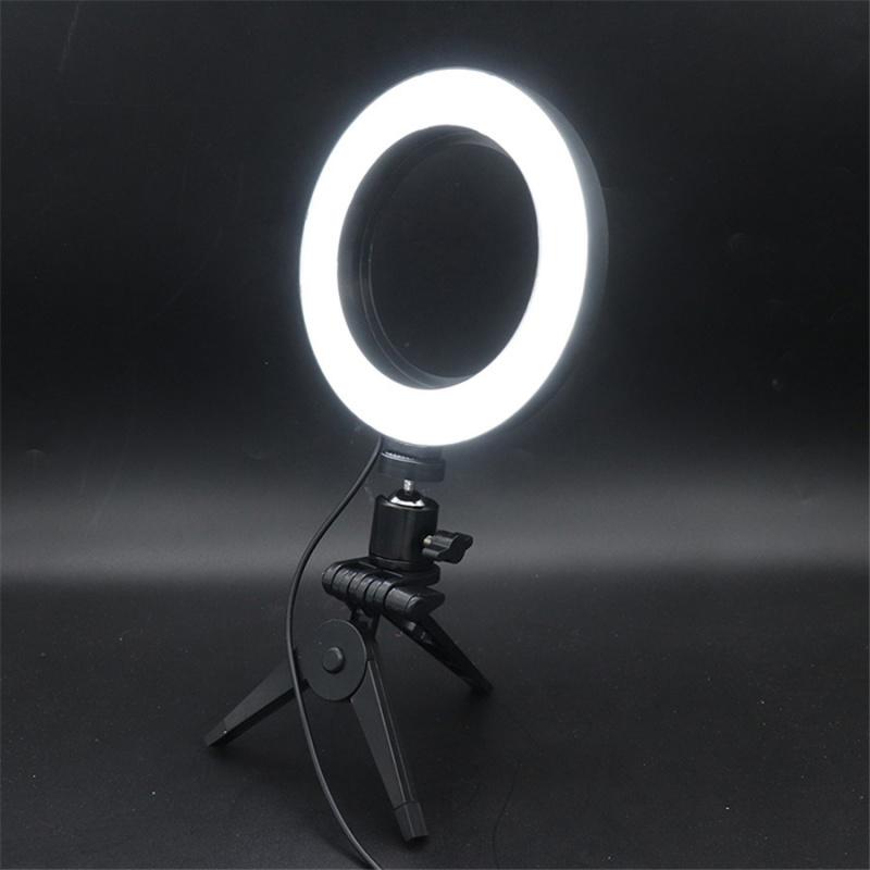 1Pc Gift Women Led Light Ring 6Inch Aluminum Pc For Selfie Take Photo Fill Light
