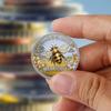 Bee Kind Bee Positive Challenge Coin Double Sided Inspirational Bee Commemorative Coin Collectible Metal Token Motivational Gift for Women Men