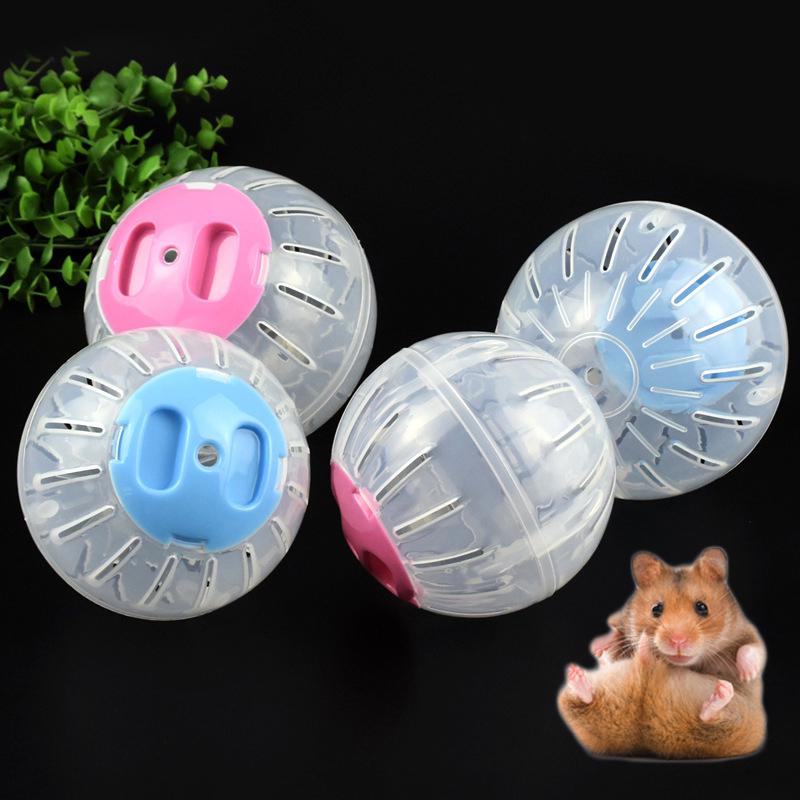 

Vogue Clear Ball Тренировка домашних животных Игрушка для хомяков Продукт для маленьких домашних животных Дышащая игрушка для домашних животных Одна боковая крышка подходит для маленьких домашних животных Легко очищаемый пластиковый мяч для бега S синий