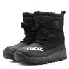 Mozu Winter Snow Padded with Fleece Size Size L Men's Mid-Length Boots, Waterproof, Non-Slip, Water-Repellent, Lining, Black, 5686, (5686,BLK,L)