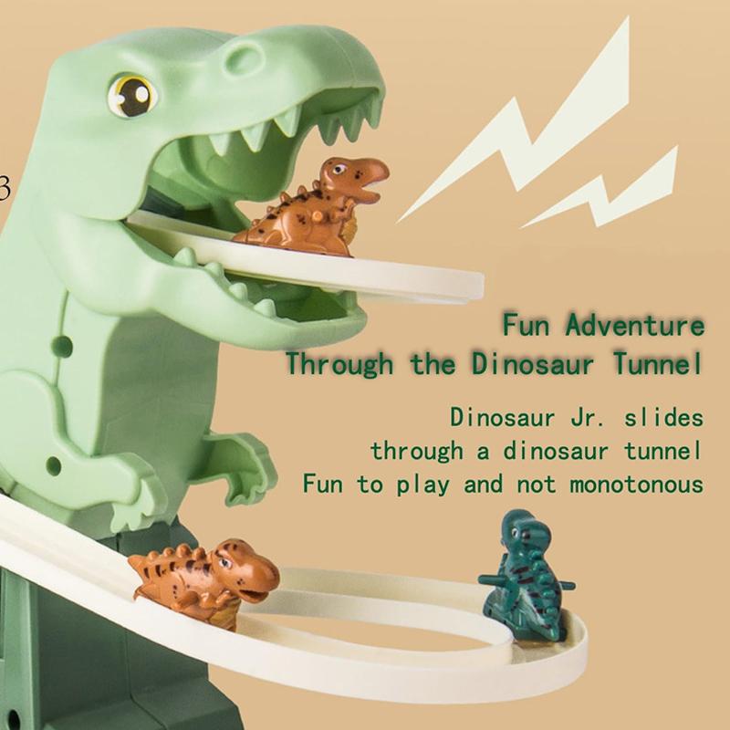 Batole Dinosaurus Lezecká Skluzavka Schody Hračka Závodní Dráha Herní Sada Elektrická Dobrodružná Skluzavka Horská Dráha Se Světlem Hudbou Dětský Dárek