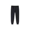 Anta Solid Color Tapered Knit Sports Pants Men Bottoms Black 152417330S-1