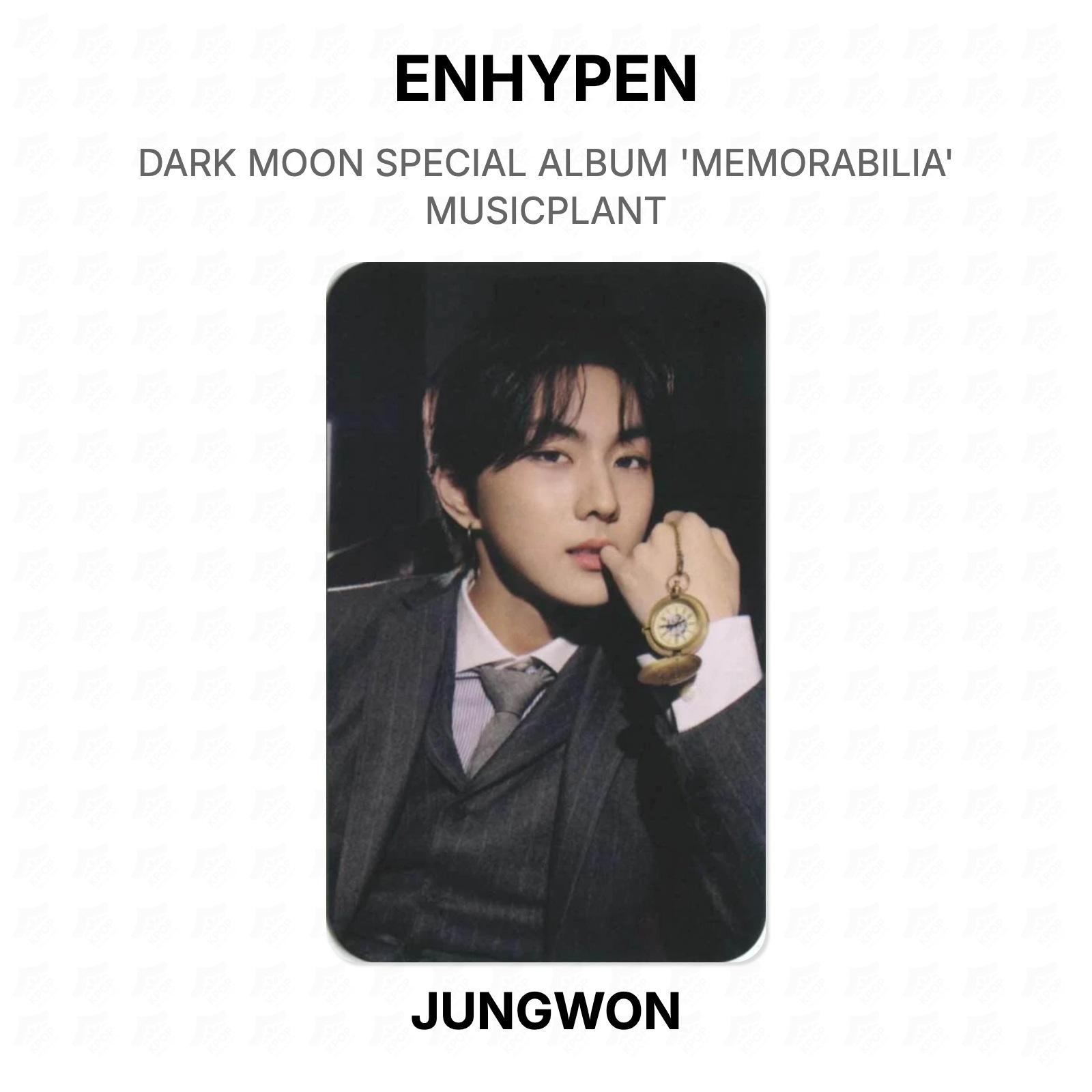 ENHYPEN DARK MOON SPECIAL ALBUM MEMORABILIA MUSICPLANT Official Photocard JUNGWON