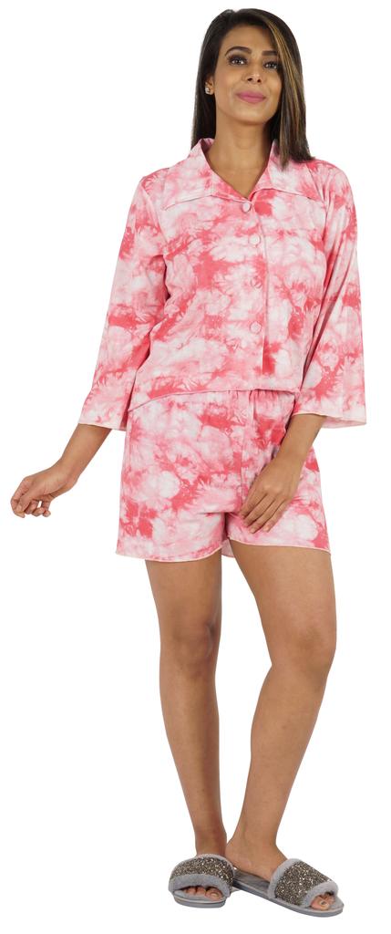 Phagun Printed Loungewear Set For Women 2 Piece Nightwear Cotton Top &