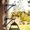 2Pcs Iron Wall Hooks Load Capacity 30lbs Easy Installation Hanging Rack Indoor Outdoor Living Room Bedroom Decor