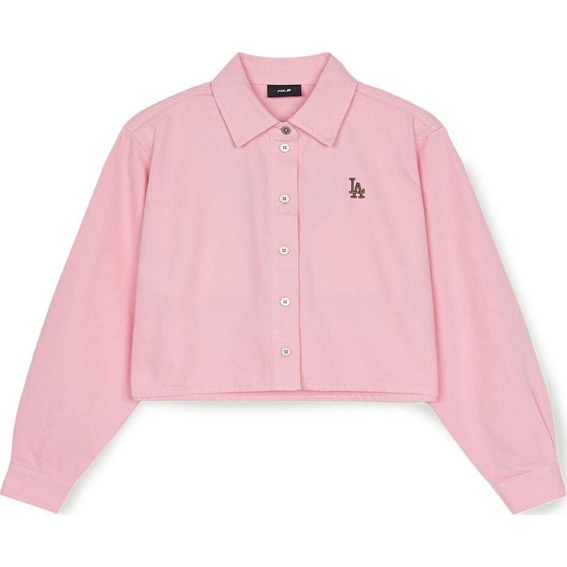 New MLB Denim Jackets Women's Pink 3FDRV0151-07PKS