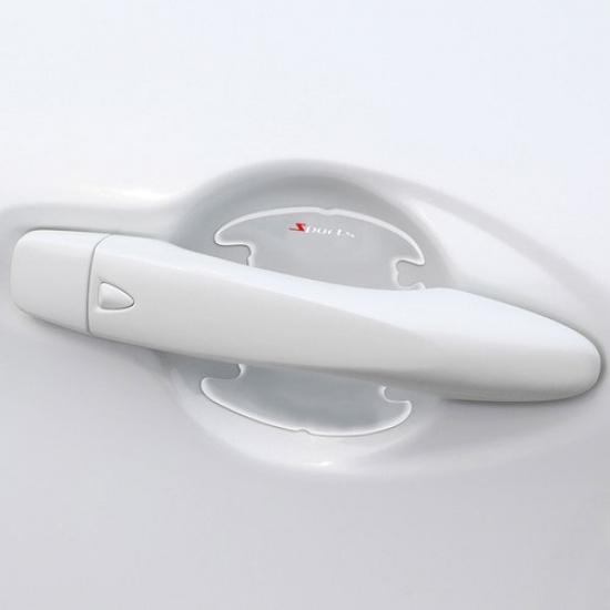 8Pcs Transparent Car Door Handle Bowl Sticker Anti Scratch Protector Accessories