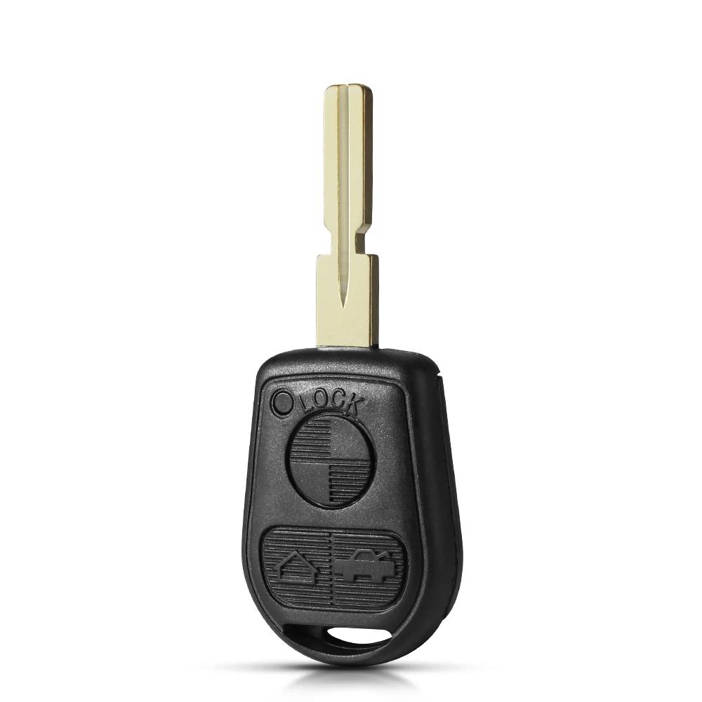 KEYYOU 2/3 Tlačítka Náhradní obal na klíč od auta Dálkový ovladač Pro BMW E31 E32 E34 E36 E38 E39 E46 Z3 Klíčenka Bez planžety Pouzdro HU58 HU92
