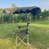 Outdoor Camping Folding Sunshade Chair With Canopy Ultra-light Beach  Portable Fishing Chair Picnic