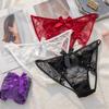 Ladies Summer Sexy Seduction Lace Transparent Triangle Panties