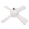 LED Socket Ceiling Fan Light   Dimmable Ceiling Fan with Remote Control E27 Base for Living Room White
