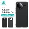 Für Xiaomi Redmi K80 Pro Telefonhülle Nillkin Super Frosted Shield Pro Harte PC+TPU-Schale Stoßfeste Rückseite