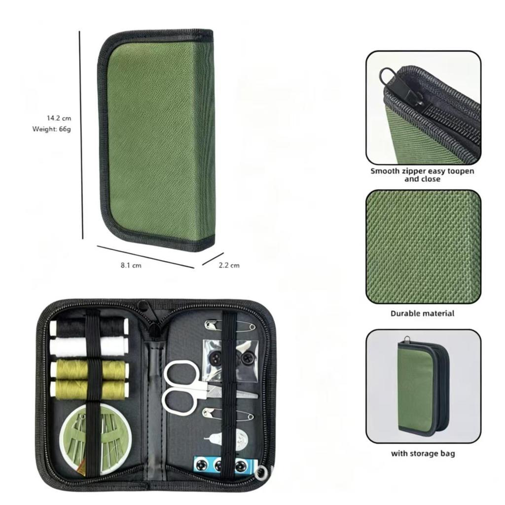 Portable Needle and Thread Kit - Home DIY Sewing Tool Set, Household Sewing Box