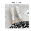 Women S Beaded Strap Thick Sole Mary Jane Shoes