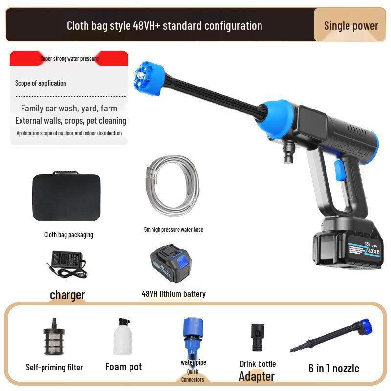 OLOMMMDHL Cordless High-Pressure Car & Garden Washer