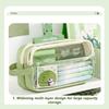 Transparent Pen Bag PVC Stationery Bag Multifunctional Pencil Case  Gift