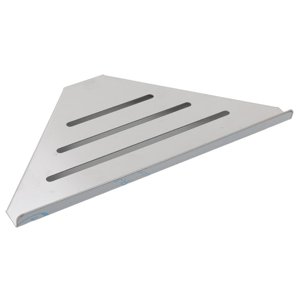 Eckduschregal Dreieckige Form Einlagig Stanzen Effiziente Aufbewahrung Lässiger Stil Edelstahl