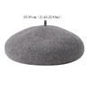 Fashion Solid Color Autumn and Winter Thickened for Keep Warmth Beret Hat Women Versatile Literature and Art Painter's Hat
