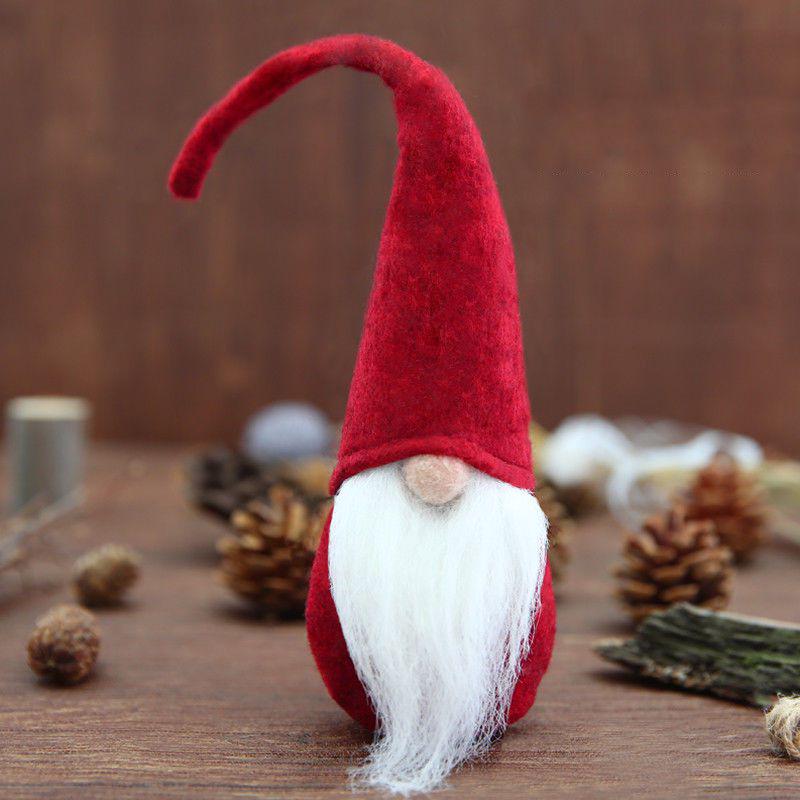 Santa Christmas Claus Doll Toy Christmas Table Ornaments Decoration For Gx Home