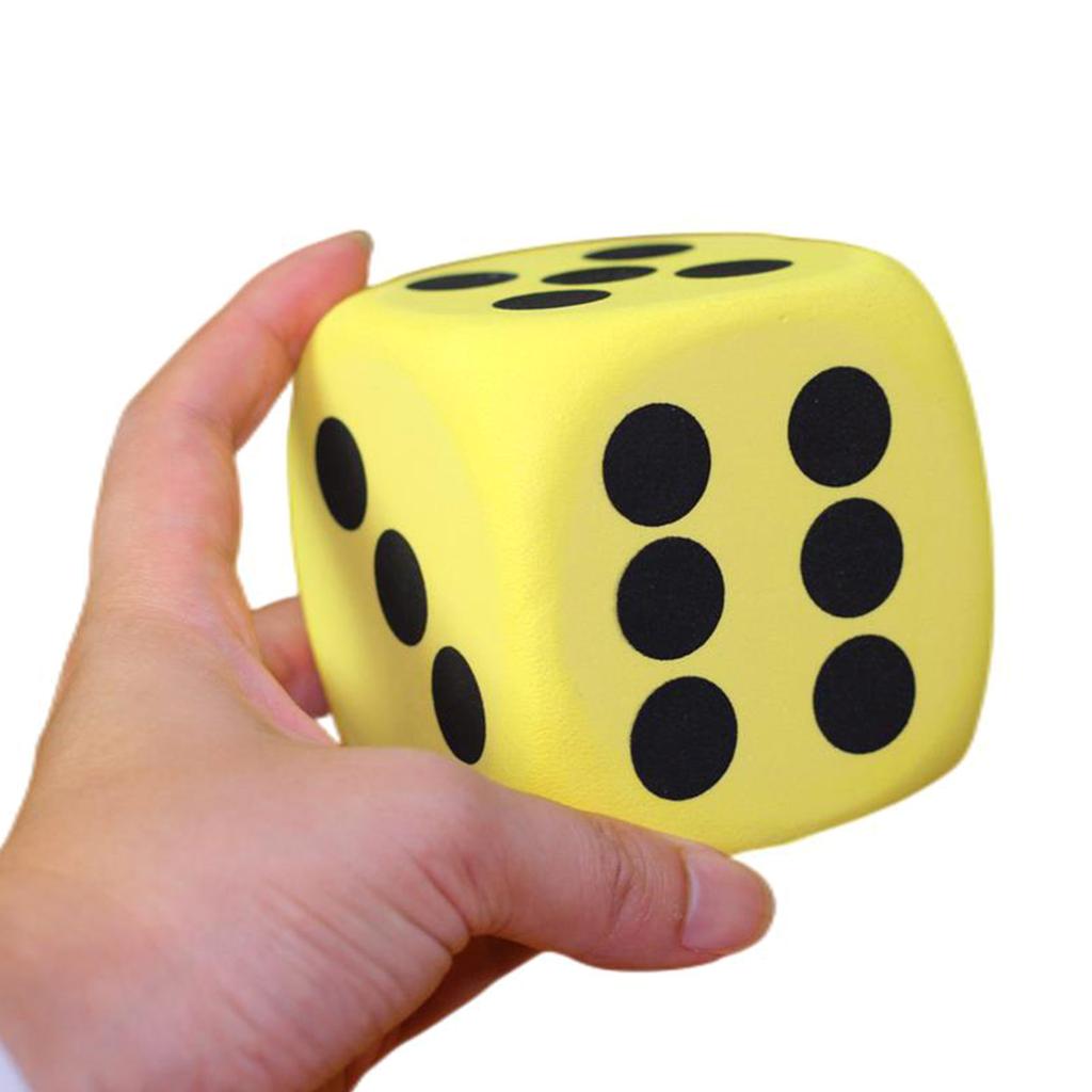 80 mm große Würfel mit schwarzen Punkten, sechsseitige Punktwürfel, farbige Würfel, Lernhilfen, Spielwürfel zum Zählen, Mathematikunterricht