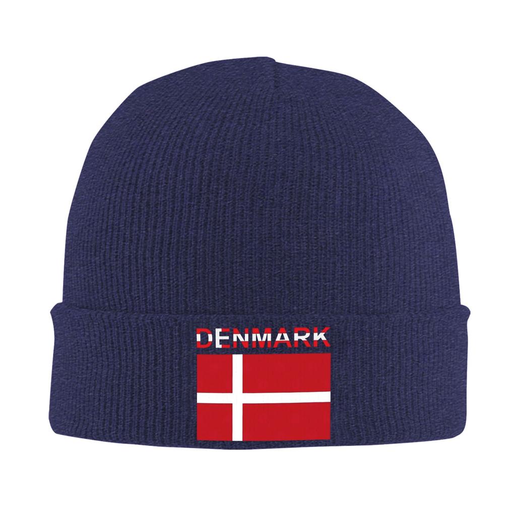 Denmark flag Beanie Hats Skullies Beanies Unisex Adult Hip Hop Elastic Caps Spring Outdoor Graphic Bonnet Hats