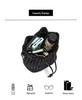Handmade Textured Pinwheel Knot Crossbody Bucket Bag for Women