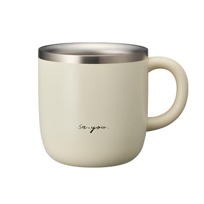Doshisha Mug for Hot for Warming and Cold Water, 320ml, Sensitivity, Heat-Absorbing Design, Ivory, ON℃ZONE